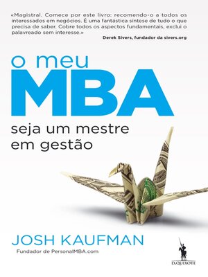 cover image of O Meu MBA